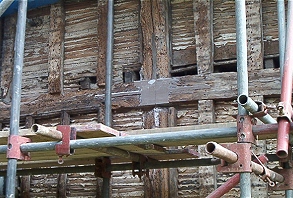 Horningsea, Cambridge, timber resin repairs - after
